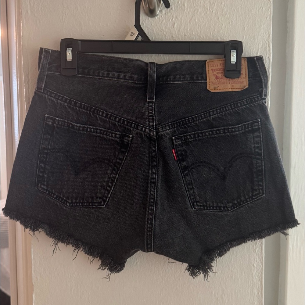 Levi's Dark Gray Jean Shorts